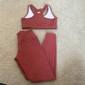 Booty By Brabants Croco Set in Canela. Full length leggings. BRAND NEW!!